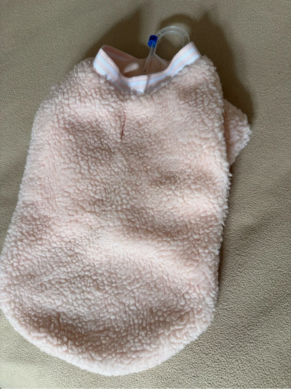 Wag and Wiggle Pink Fleece Dog Sweater Medium Cozy Warm Pet Clothes